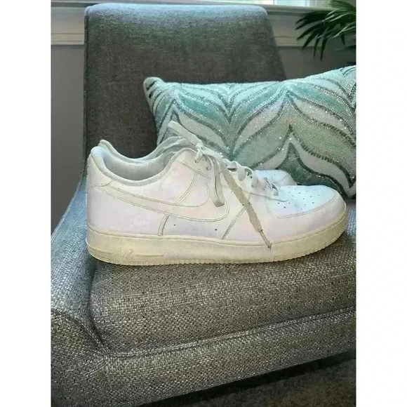 NIKE AIR FORCE 1 Low MENS TRIPLE WHITE Sneakers 315122-111 | Sz 13 - Picture 4 of 9